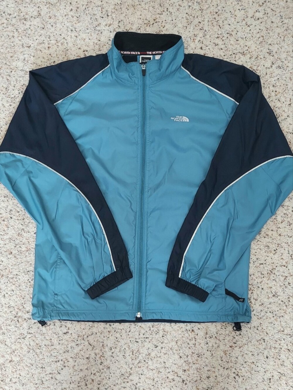 Vintage North Face Lightweight Windbreaker Jacket Women Large Blue/Navy Gorpcore